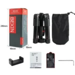 BEXIN MS03 Portable Aluminum Mini Travel Tripods for DSLR Camera Smart Mobile Phone - Image 7