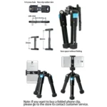 BEXIN MS15 Multifunctional Desktop Mini Camera Tripods for Camera Self-Timer Mobile Phone - Image 6