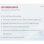 YELANGU CL11 Camera Expansion Board Base Plate for Canon EOS RP - Image 6