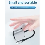 HW-6002 2 In 1 Type-C / USB-C to HDMI + VGA Adapter Converter - Image 10