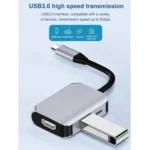 HW-6003 3 In 1 Type-C / USB-C to HDMI + PD + USB 3.0 Docking Station Adapter Converter - Image 7