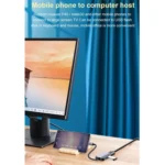 HW-6003 3 In 1 Type-C / USB-C to HDMI + PD + USB 3.0 Docking Station Adapter Converter - Image 8