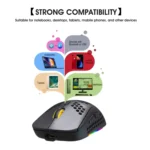 HXSJ T90 RGB Light Three-mode Wireless Gaming Mouse - Image 14