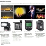 Godox V860IIS 2.4GHz Wireless 1/8000s HSS Flash Speedlite Camera Top Fill Light for Sony DSLR Cameras - Image 10