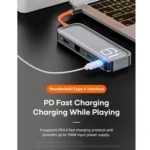 ROCK TR06 6 In 1 Type-C / USB-C to RJ45 Multi-function Docking Station - Image 5