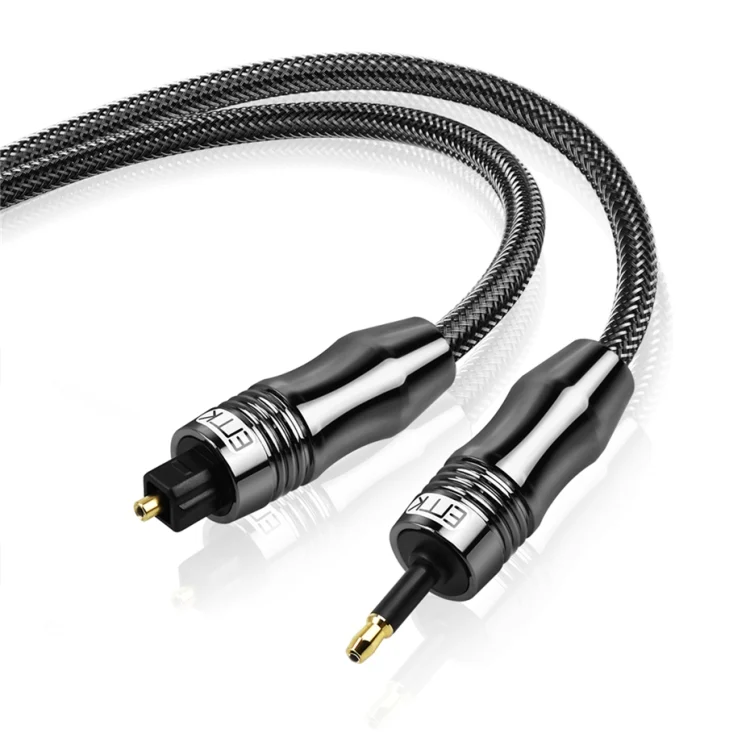 EDA001247801_B4.webp EMK OD1.0mm 3.5mm Digital Sound Toslink to Mini Toslink Digital Optical Audio Cable - Image 5