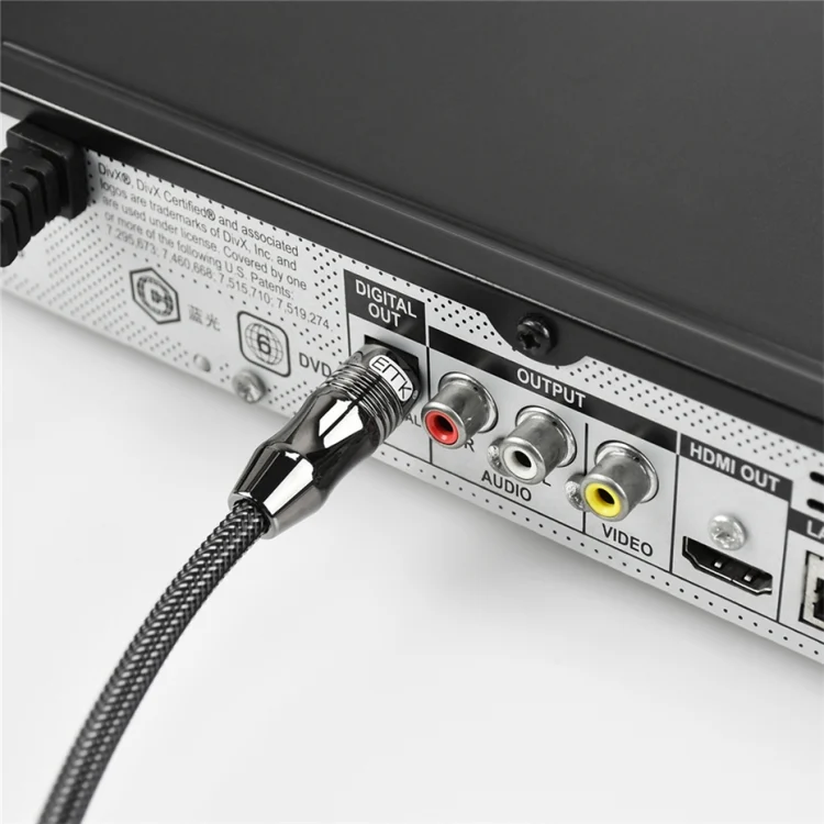EDA001247801_B8.webp EMK OD1.0mm 3.5mm Digital Sound Toslink to Mini Toslink Digital Optical Audio Cable - Image 9