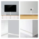 XCS01 Customizable Cable Concealer Cover Wire Organizer Set - Image 9