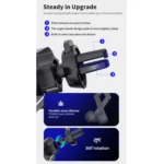 HAMTOD Little One Pro Car Gravity Invisible Telescopic Mobile Phone Holder Bracket - Image 13