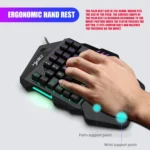 HXSJ P6+V100+A869 Keyboard Mouse Converter + One-handed Keyboard + Gaming Mouse Set - Image 4