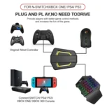 HXSJ P6+V100+A869 Keyboard Mouse Converter + One-handed Keyboard + Gaming Mouse Set - Image 6
