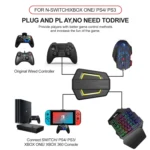 HXSJ P6+V100+H300 Keyboard Mouse Converter + One-handed Keyboard + Gaming Mouse Set - Image 6
