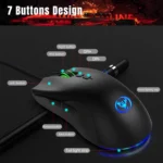 HXSJ P6+V100+A883 Keyboard Mouse Converter + One-handed Keyboard + Gaming Mouse Set - Image 2