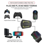 HXSJ P6+V100+A883 Keyboard Mouse Converter + One-handed Keyboard + Gaming Mouse Set - Image 7