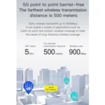 VONETS VBG1200 300Mbps+900Mbps Dual Band Wireless Router Repeater WIFI Base Station with 4 Antennas - Image 4