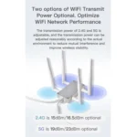 VONETS VBG1200 300Mbps+900Mbps Dual Band Wireless Router Repeater WIFI Base Station with 4 Antennas - Image 7