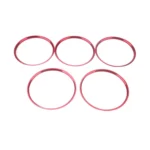 5 PCS Car Air Conditioner Air Outlet Decorative Ring for Mercedes-Benz