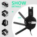 Anivia AH38 3.5mm Wired Gaming Headset with Microphone - Image 3