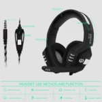 Anivia AH38 3.5mm Wired Gaming Headset with Microphone - Image 4