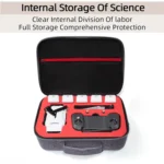 Grey Canvas Single Shoulder Storage Bag Shockproof Waterproof Travel Carrying Cover Hard Case for FIMI X8 Mini - Image 8