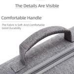 Grey Canvas Single Shoulder Storage Bag Shockproof Waterproof Travel Carrying Cover Hard Case for FIMI X8 Mini - Image 3