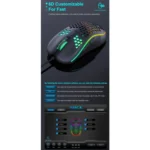 iMICE T98 RGB Lighting Gaming Wired Mouse - Image 2