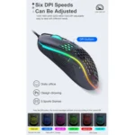 iMICE T98 RGB Lighting Gaming Wired Mouse - Image 4