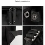 SJ02 13-15.6 inch Universal Large-capacity Laptop Backpack with USB Charging Port - Image 9