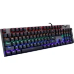 HXSJ L300 104 Keys USB Port LED Lighting Wired Mechanical Keyboard