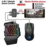 HXSJ P8+V100+A883 Keyboard Mouse Converter + One-handed Keyboard + Programming Gaming Mouse Set - Image 2