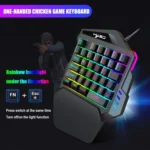 HXSJ V100+J900+P8 One-handed Keyboard + Programming Gaming Mouse + Keyboard Mouse Converter Set - Image 8