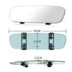 Car Rearview Retrofit Frameless Clear Large Mirror - Image 2