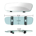 Car Rearview Retrofit Frameless Clear Large Mirror - Image 2