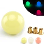 Universal Car Round Luminous Shift Knob with Adapters - Image 3