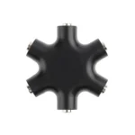 6 in 1 Audio Adapter 3.5mm Jack Multi Port Hub Aux Headphone Splitter Converter