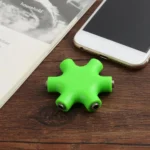 6 in 1 Audio Adapter 3.5mm Jack Multi Port Hub Aux Headphone Splitter Converter - Image 6