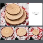 3 in 1 Creative Crude Log Pile Christmas Theme Shooting Props DIY Decorative Ornaments Background Photo Photography Props - Image 2
