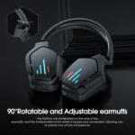 ONIKUMA B60 Bluetooth 5.0 Adjustable Strong Bass Gaming Wireless Bluetooth Headset with Microphone - Image 2