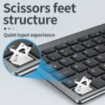 109 Three-mode Wireless Bluetooth Keyboard Mouse Set - Image 7