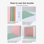60 x 60cm Retro PVC Cement Texture Board Photography Backdrops Board - Image 3