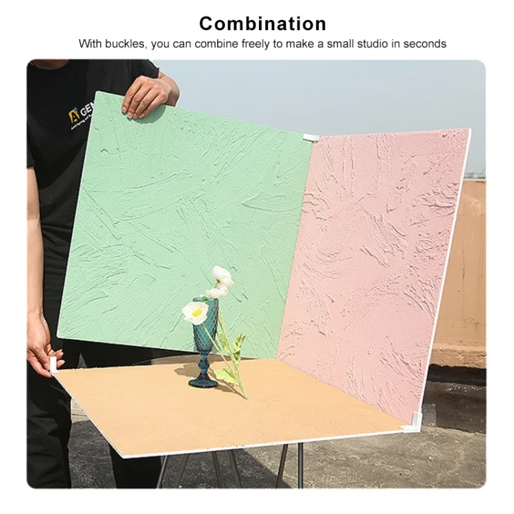 EDA002239301_B3.webp 60 x 60cm Retro PVC Cement Texture Board Photography Backdrops Board - Image 4