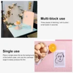 60 x 60cm PVC Backdrop Board Coarse Sand Texture Cement Photography Backdrop Board