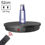 52cm Remote Control Electric Rotating Turntable Display Stand Video Shooting Props Turntable, Plug-in Power