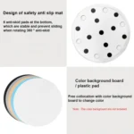 52cm Remote Control Electric Rotating Turntable Display Stand Video Shooting Props Turntable, Charging Power - Image 7