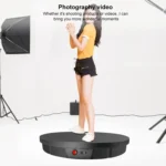 52cm Remote Control Electric Rotating Turntable Display Stand Video Shooting Props Turntable, Charging Power - Image 9
