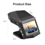 2 inch HD Single Lens 1080P No Light Night Vision Hidden Driving Recorder with Aromatherapy - Image 3