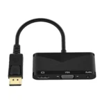 D45 3 in 1 HDMI to HDMI + VGA + 3.5 Audio Converter Cable - Image 2