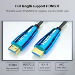 HDMI 2.0 Male to HDMI 2.0 Male 4K HD Active Optical Cable - Image 3
