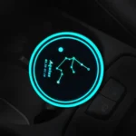 Car Constellation Series AcrylicColorful USB Charger Water Cup Groove LED Atmosphere Light - Image 2