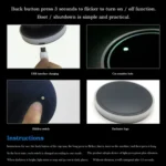 Car Constellation Series AcrylicColorful USB Charger Water Cup Groove LED Atmosphere Light - Image 10